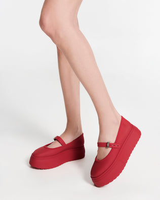Product element, title Soft Ballerina Platform in Red
 price $119.00