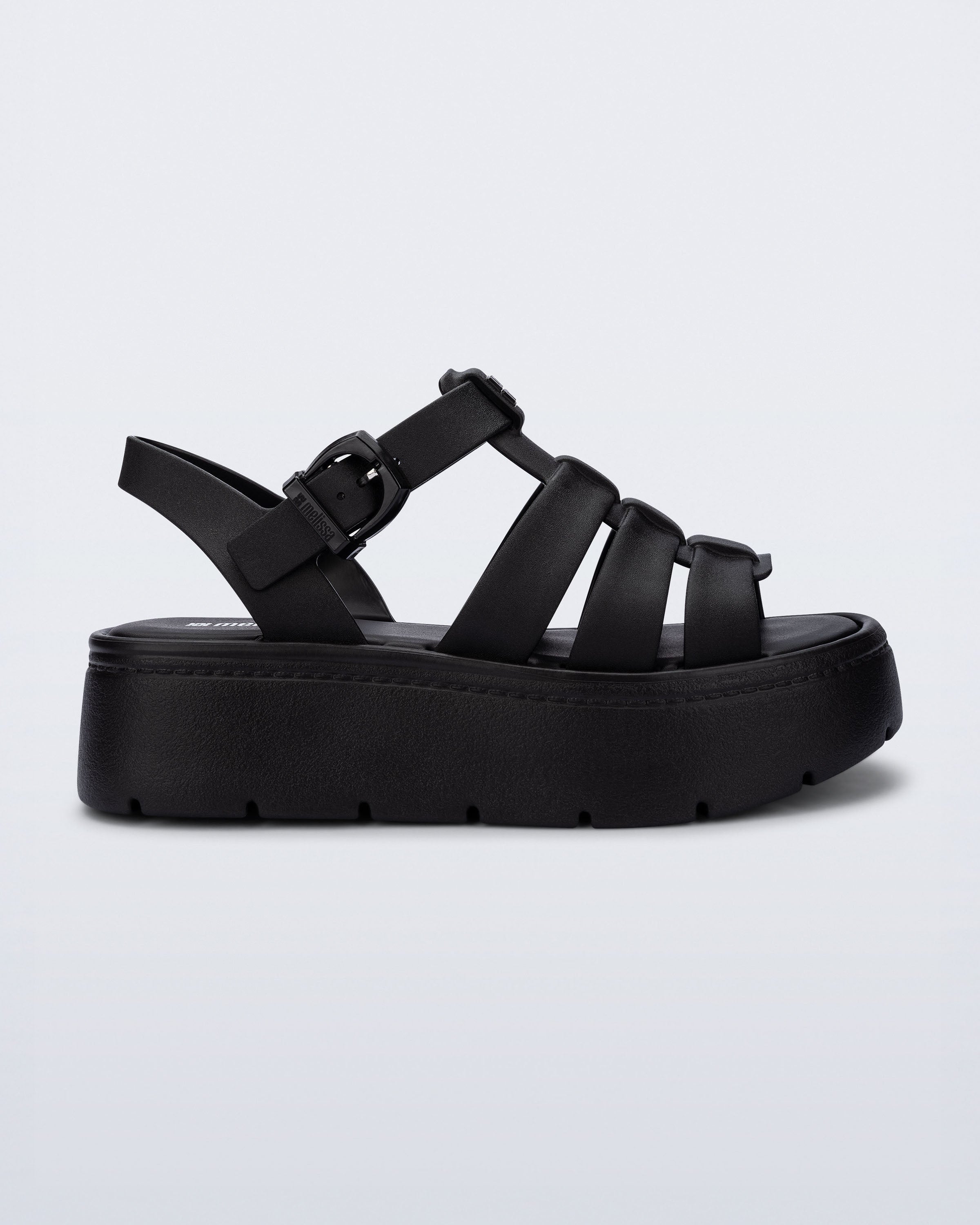 ムーさん　スタッドレス④ Station 79 Platform in Black | Melissa Shoes US