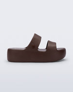 Side view of a brown Free Line Platform slide