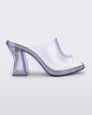 Product element, title Mule in Clear
 price $295.00