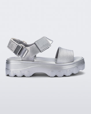 Product element, title Kick Off Sandal in Silver
 price $83.30