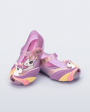 Product element, title Ultragirl Unicorn in Glitter Lilac
 price $55.00