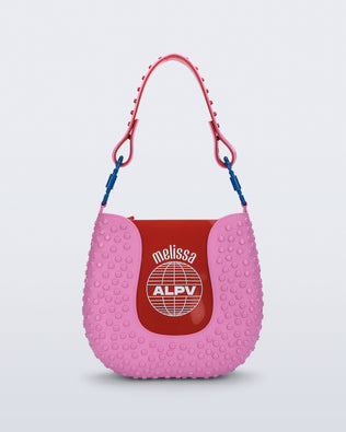 Product element, title Nina Bag in Pink/Red
 price $189.00