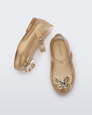 Product element, title Sweet Love Butterfly in Glitter Beige
 price $38.50