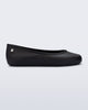 Side view of a black Soft Ballerina Essential Flat