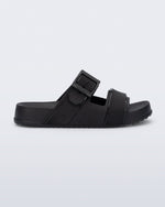 Side view of a black Cozy Connection slide