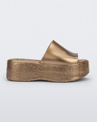 Product element, title Becky in Gold
 price $195.00