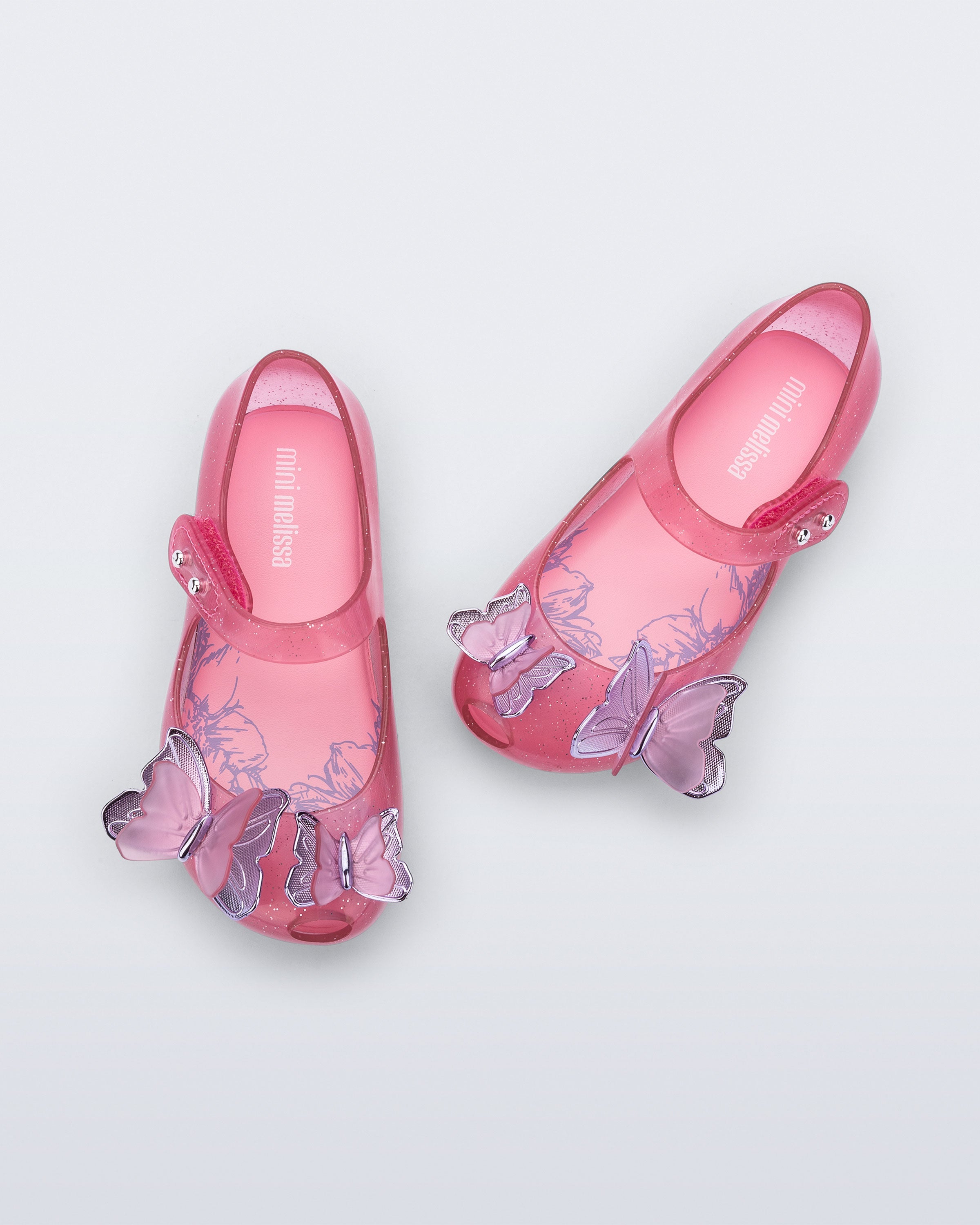 Ultragirl Butterfly in Pearly White/Pink | Melissa Shoes US