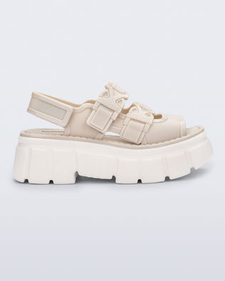 Product element, title Rebel Sandal in Beige
 price $53.40