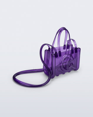 Product element, title Small Jelly Shopper in Purple
 price $150.00