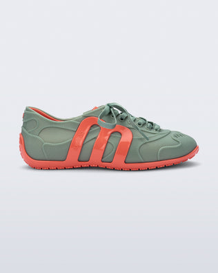 Product element, title Motion in Orange/Green
 price $99.00