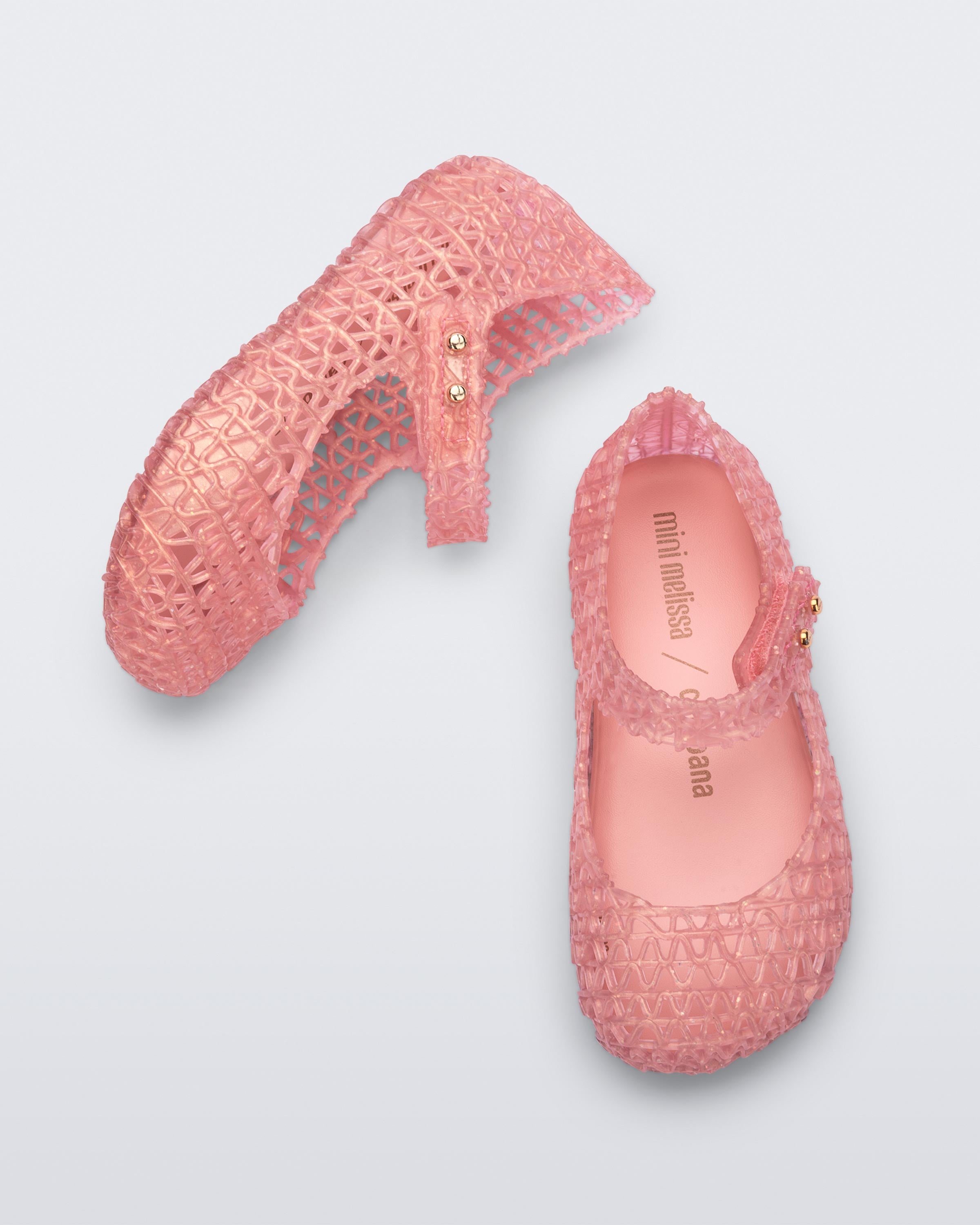 Campana Flat in Pearly Lilac for Babies | Mini Melissa Shoes US