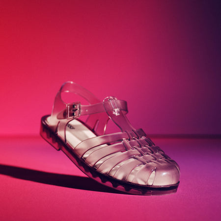 The clear possession sandal