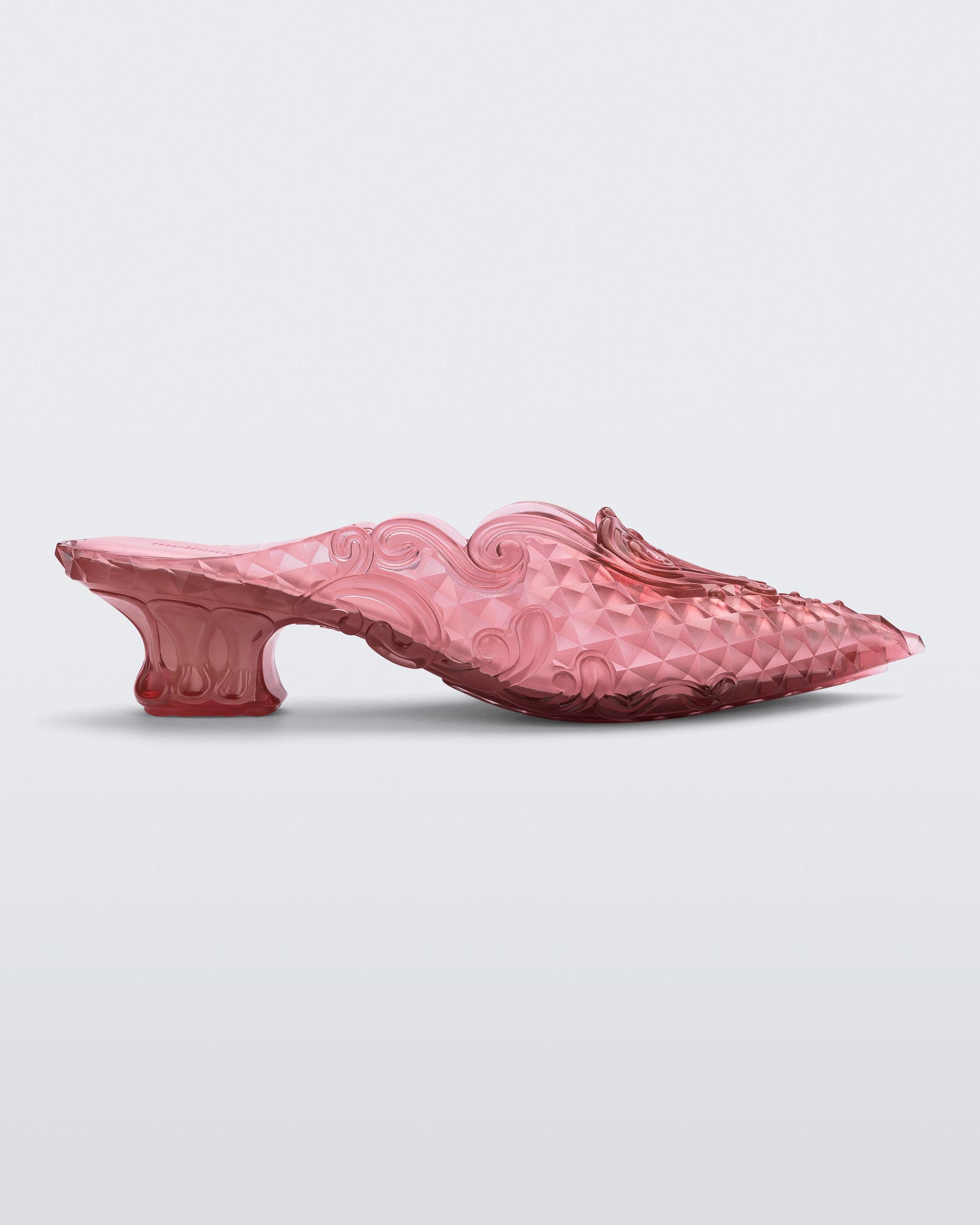 Court Shoe Heel in Clear Pink – Melissa Shoes