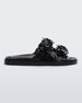 Melissa Wide Blossom Slide Black/Black Product Image 1