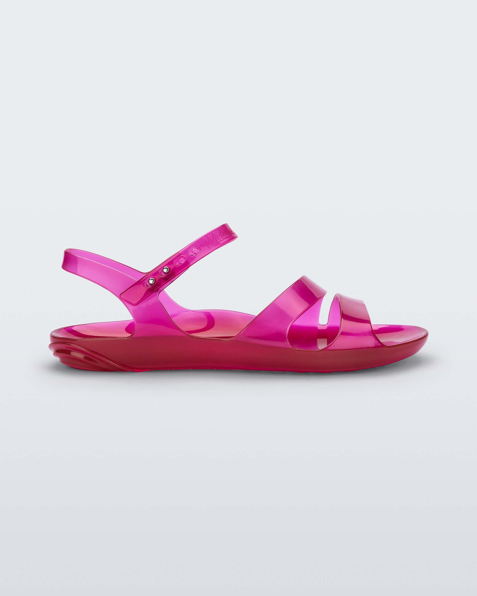 Hot pink jelly sandals cheap