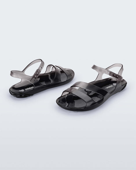Black jelly sandals shop