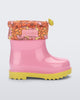 Mini Melissa Rain Boot Pink/Yellow Product Image 1