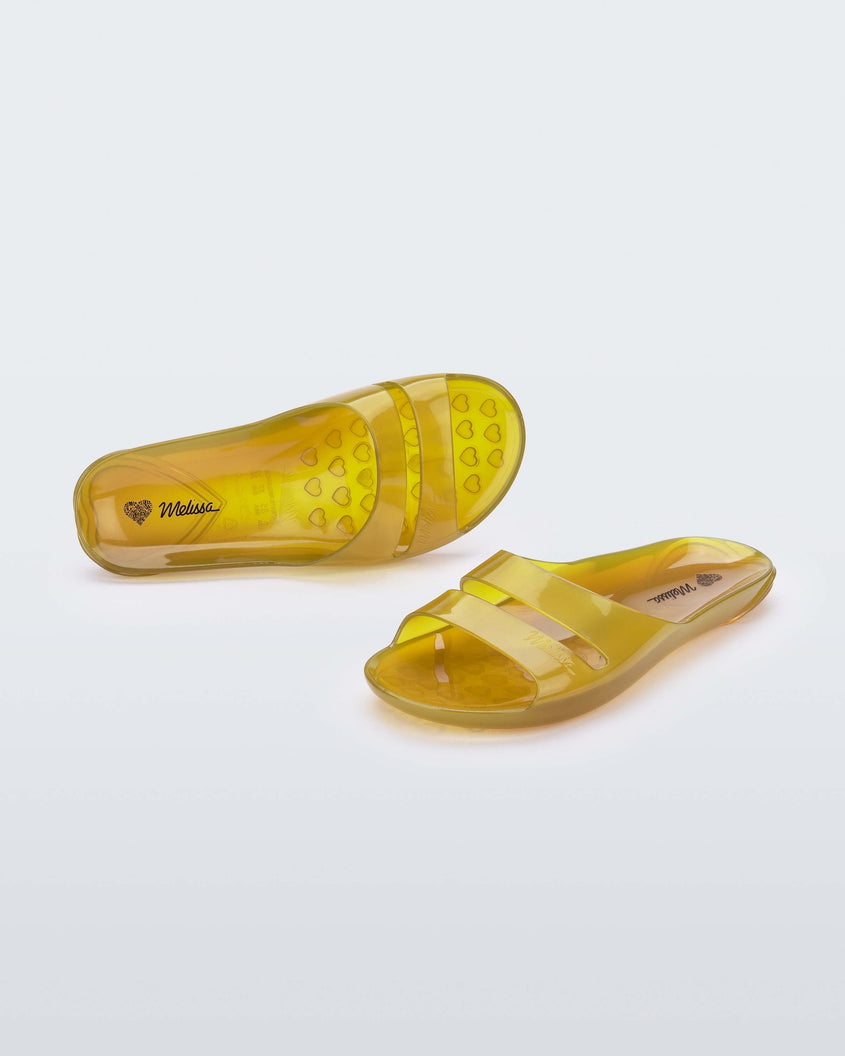 Melissa Real Jelly Slide Clear Yellow Product Image 3