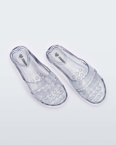 Real Jelly Slide in Clear Melissa Shoes