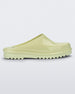 Side view of a green Melissa Smart Clog.