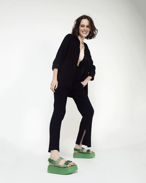 Brave Papete Platform in Green – Melissa Shoes Brave Papete Platform in Green – Melissa Shoes