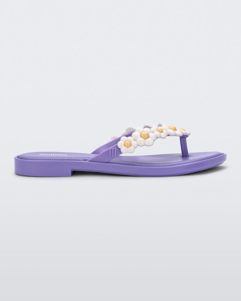 Flip Flop Spring in Lilac/White – Melissa Shoes