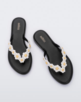 Product element, title Flip Flop Spring in Black/White
 price $31.60