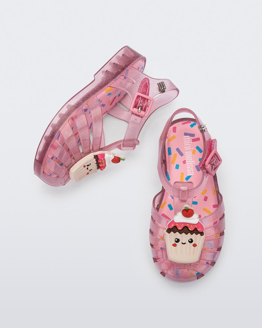 Mini Melissa Possession Candy Clear Pink/Yellow Product Image 2