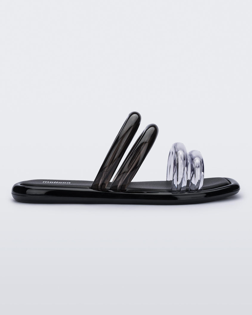 Side view of black and clear Melissa Airbubble Slide