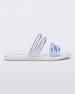 Side view of white and clear Melissa Airbubble Slide.