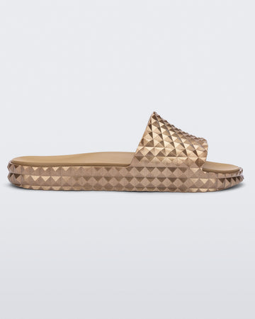 Court Slide in Gold | Melissa Shoes US