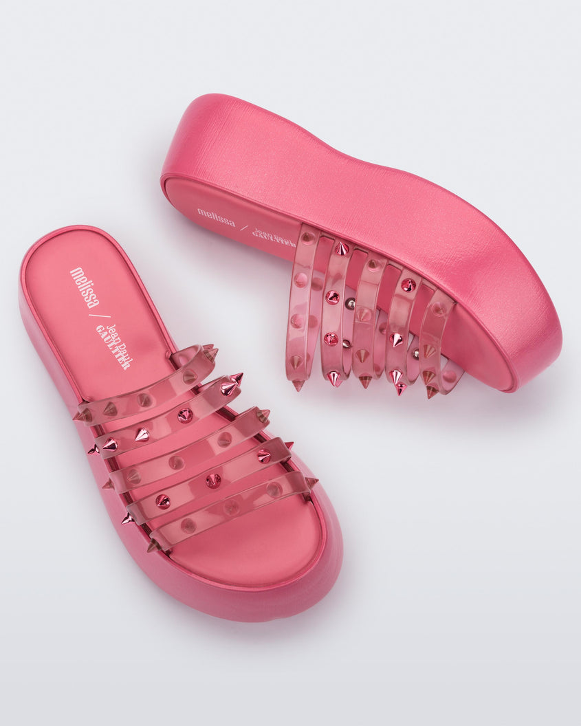 Melissa Punk Love Becky Pink/Transparent Pink Product Image 3