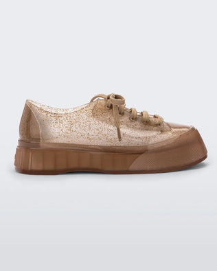 Product element, title Drive Sneaker in Clear Beige Flecked
 price $49.50
