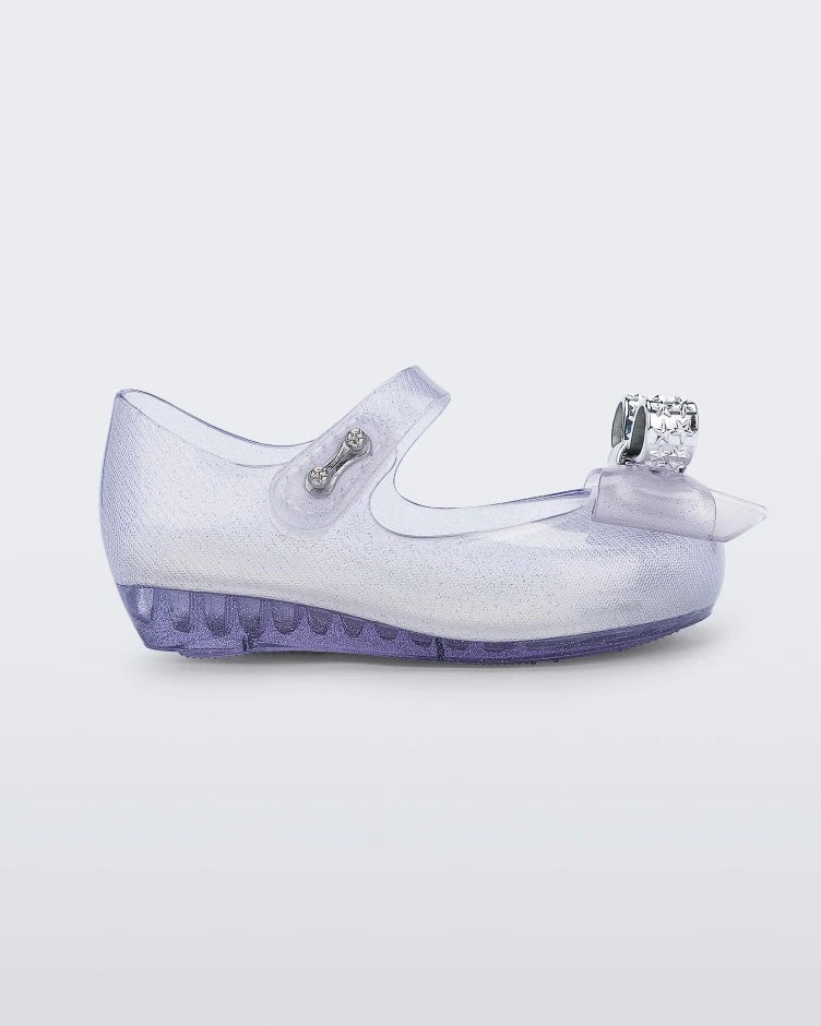 Mini Melissa Ultragirl Stars Clear Glitter/White Product Image 1