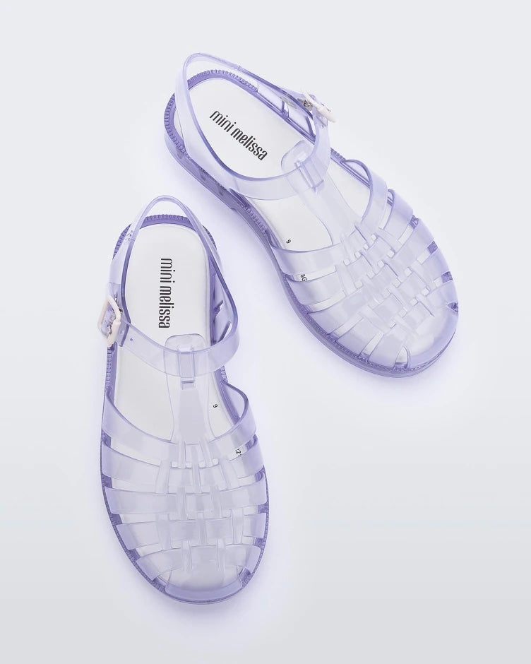 Possession Sandal in Clear for Kids Mini Melissa Shoes