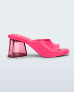 Side view of a pink Candy Heel