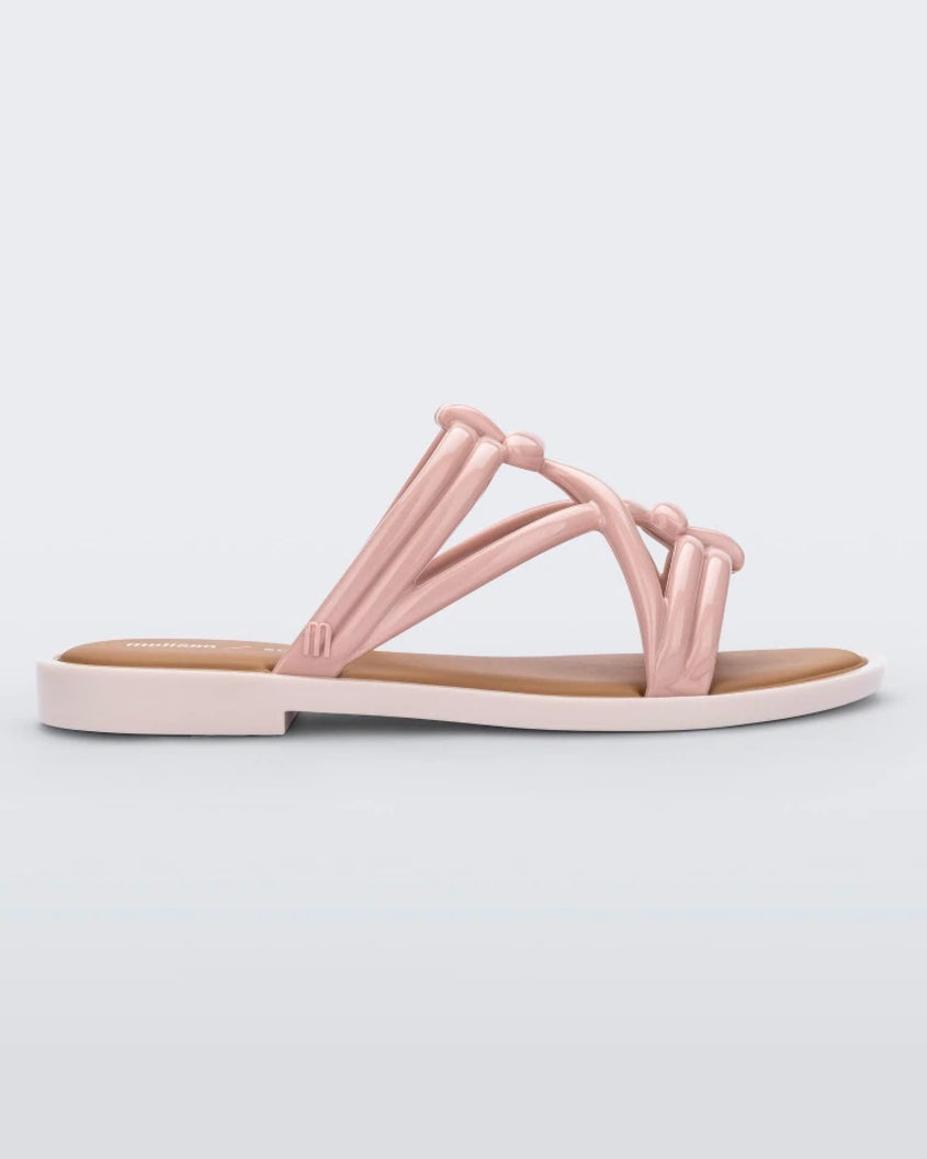 Melissa Wave Slide Pink/Beige Product Image 1