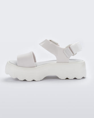 Product element, title Kick Off Sandal in White
 price $109.00