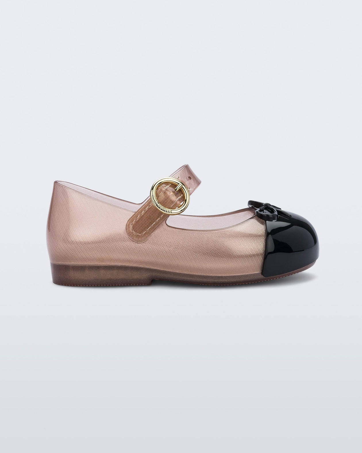 Mini Melissa Sweet Love Cap Toe Clear Rose/Black Product Image 1